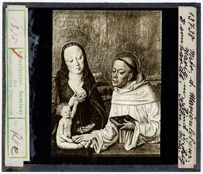 Vorschaubild Meister des Marienlebens: Madonna und Bernhard von Clairvaux (Stoedtner-Nr. 13738) 